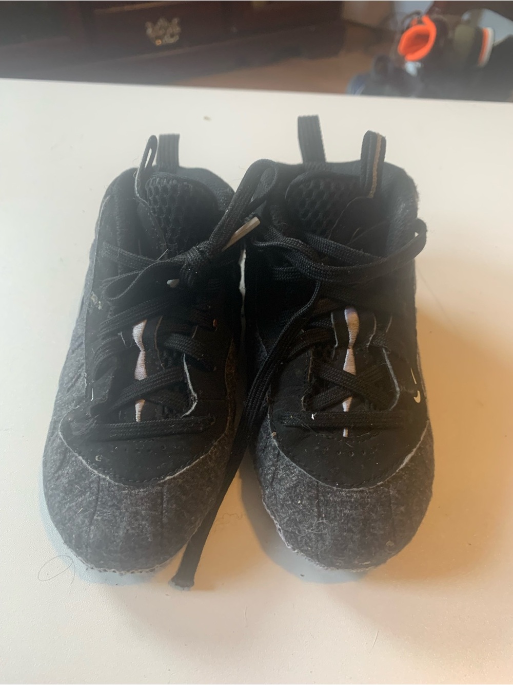Kids Black Athletic Sneakers - Comfortable Everyday Shoes